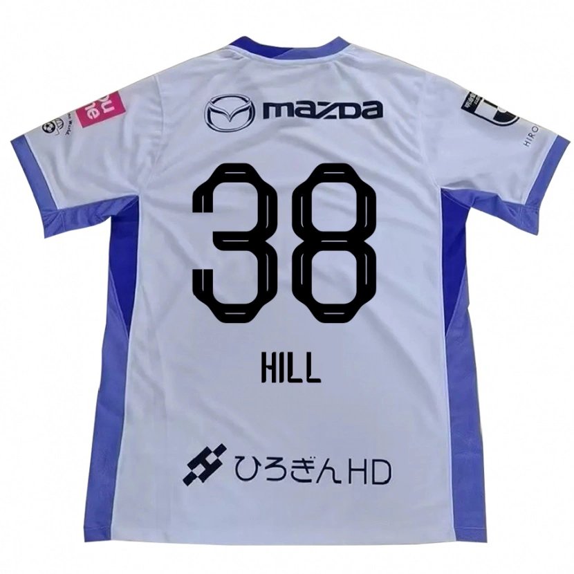 Danxen Niño Camiseta Cailen Hill #38 Morado Naranja 2ª Equipación 2025/26 La Camisa