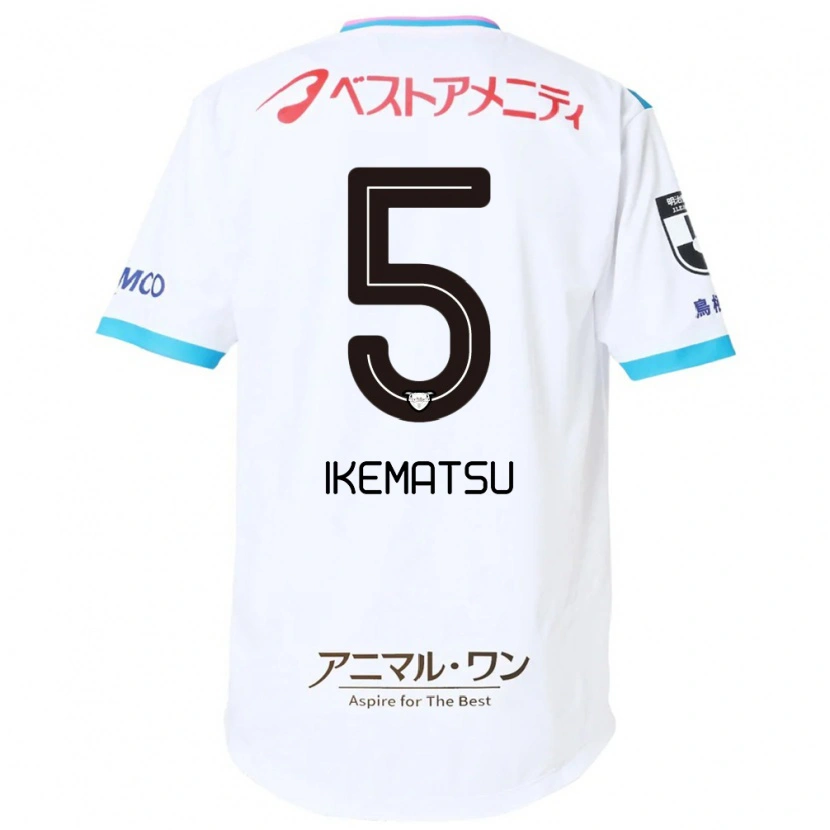 Danxen Niño Camiseta Teppei Ikematsu #5 Azul Rosa 2ª Equipación 2025/26 La Camisa