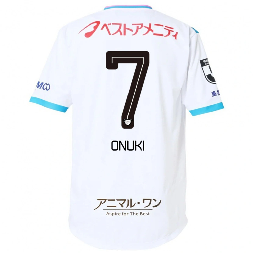 Danxen Niño Camiseta Tentaro Onuki #7 Azul Rosa 2ª Equipación 2025/26 La Camisa