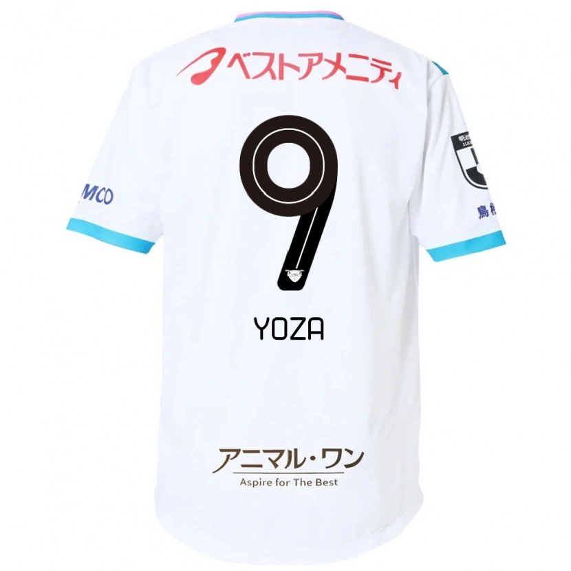 Danxen Niño Camiseta Tomomichi Yoza #9 Azul Rosa 2ª Equipación 2025/26 La Camisa