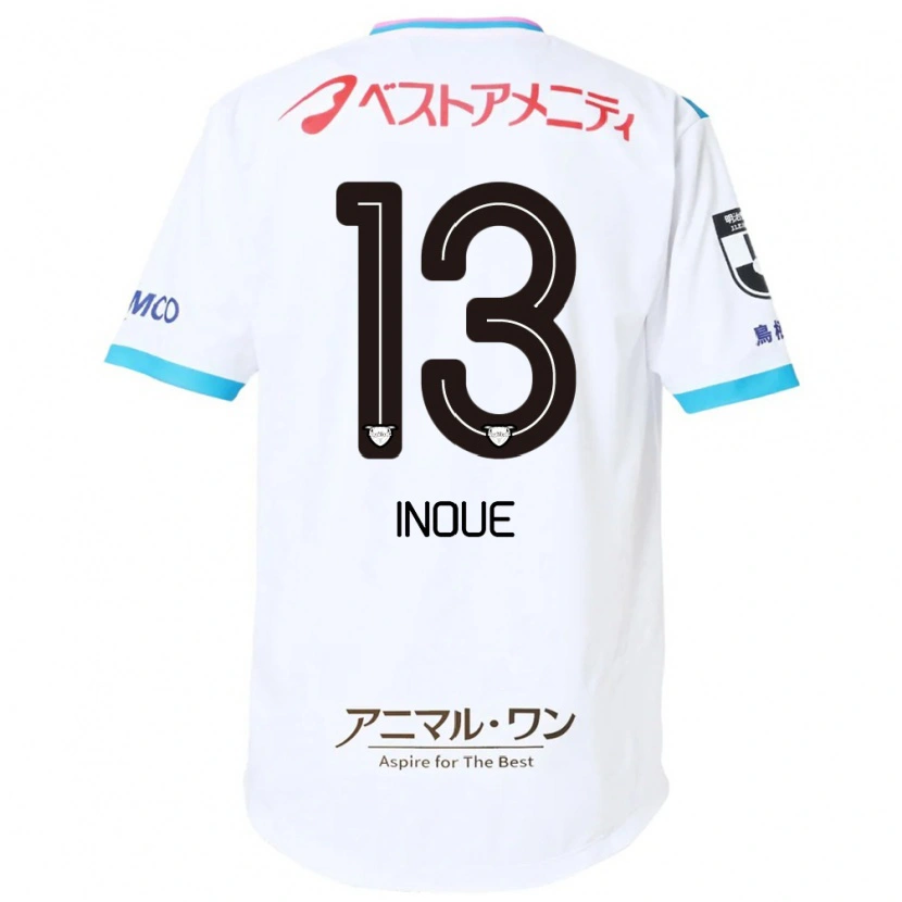Danxen Niño Camiseta Taisei Inoue #13 Azul Rosa 2ª Equipación 2025/26 La Camisa