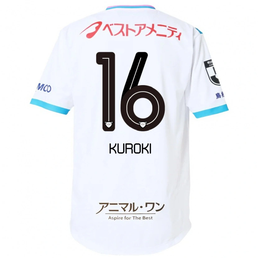 Danxen Niño Camiseta Yuya Kuroki #16 Blanco Rosa 2ª Equipación 2025/26 La Camisa