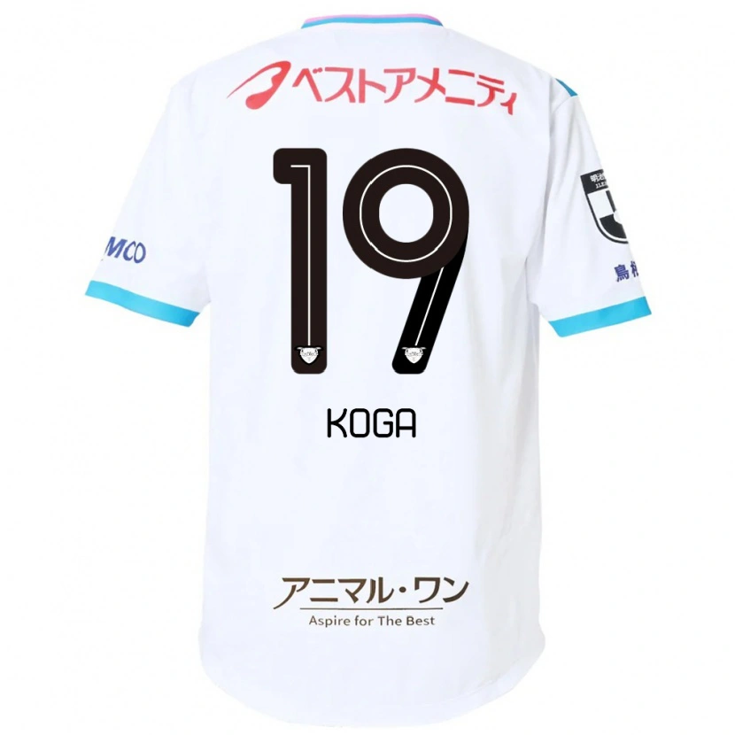 Danxen Niño Camiseta Ryoma Koga #19 Azul Rosa 2ª Equipación 2025/26 La Camisa