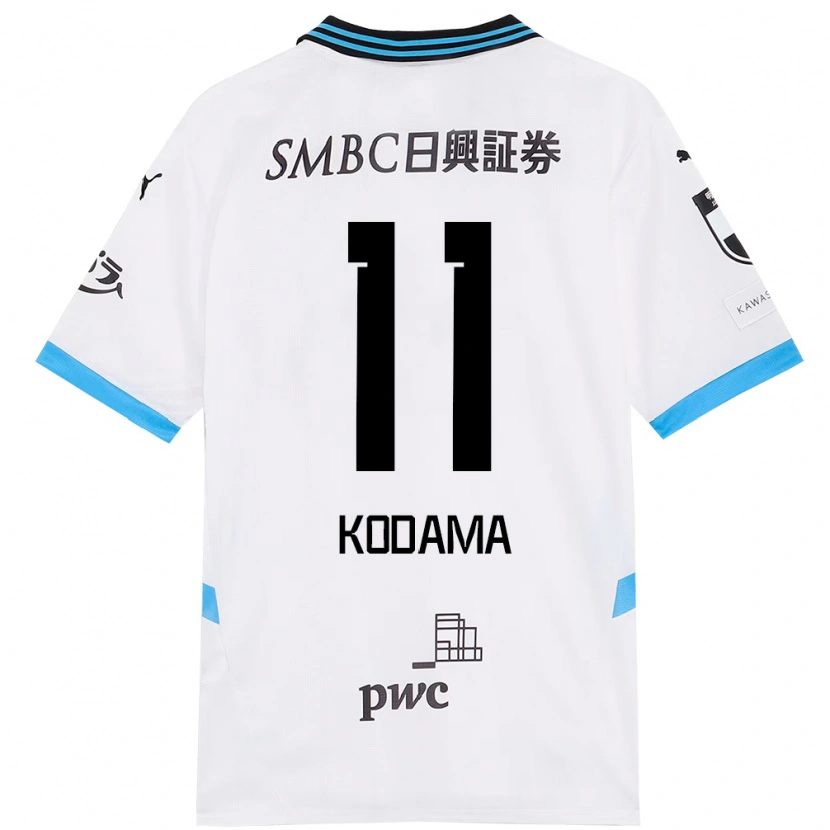Danxen Niño Camiseta Shotaro Kodama #11 Azul Celeste Negro 2ª Equipación 2025/26 La Camisa