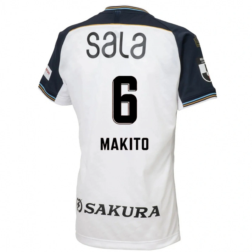 Danxen Niño Camiseta Makito Ito #6 Azul Celeste Negro 2ª Equipación 2025/26 La Camisa