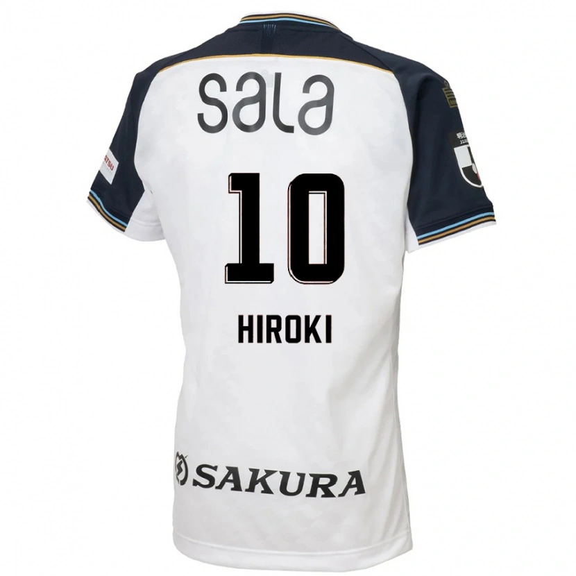 Danxen Niño Camiseta Hiroki Yamada #10 Blanco Negro 2ª Equipación 2025/26 La Camisa