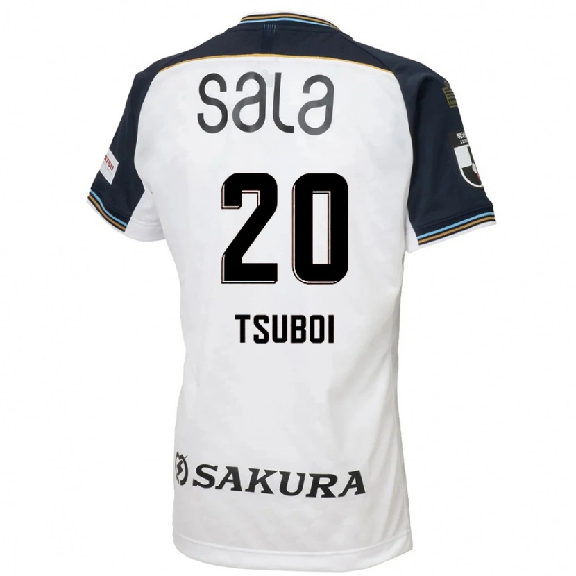 Danxen Niño Camiseta Yuya Tsuboi #20 Azul Celeste Negro 2ª Equipación 2025/26 La Camisa