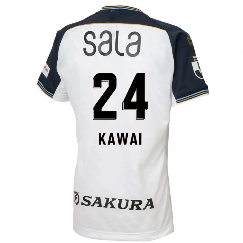 Danxen Niño Camiseta Yuki Kawai #24 Azul Celeste Negro 2ª Equipación 2025/26 La Camisa