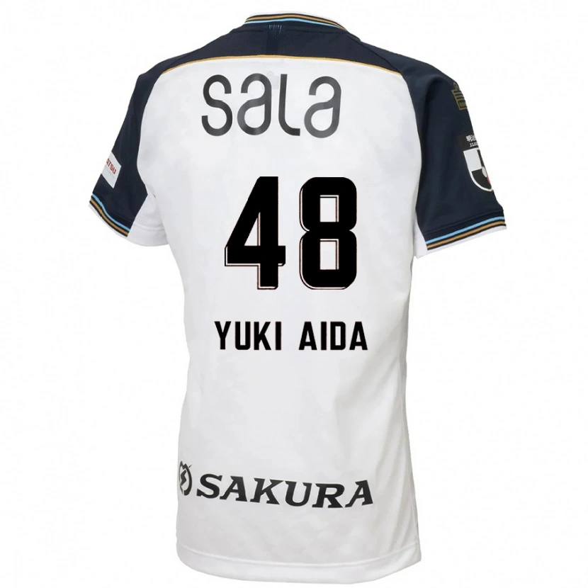 Danxen Niño Camiseta Yuki Aida #48 Azul Celeste Negro 2ª Equipación 2025/26 La Camisa