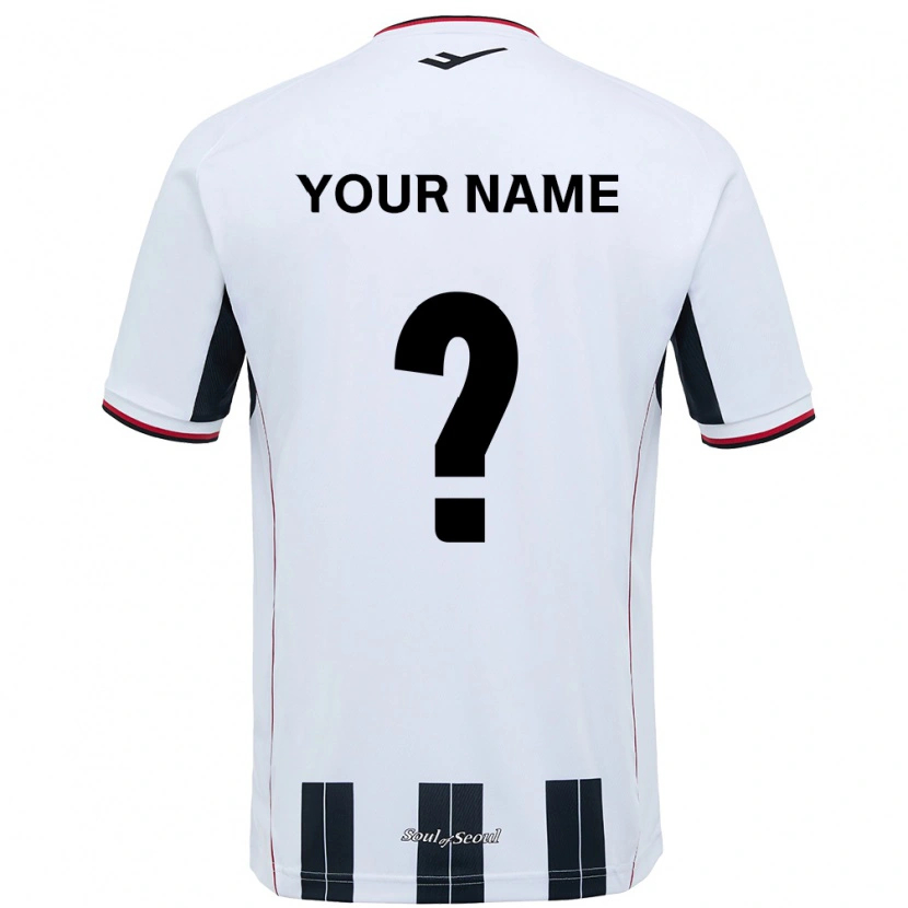 Danxen Niño Camiseta Su Nombre #0 Negro Rojo 2ª Equipación 2025/26 La Camisa