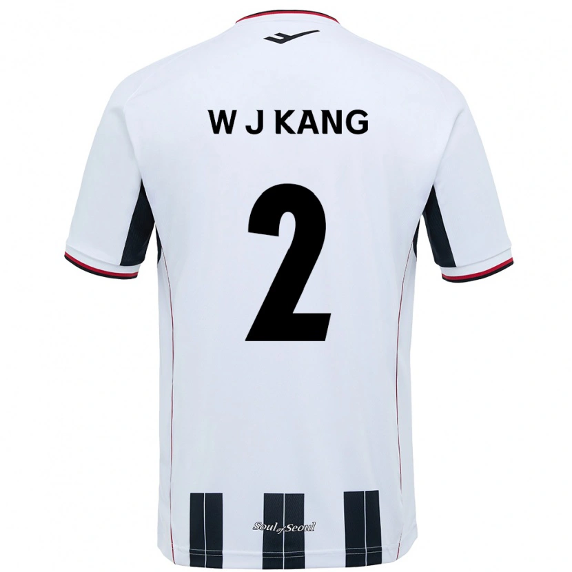Danxen Niño Camiseta Jae-Won Kang #2 Negro Rojo 2ª Equipación 2025/26 La Camisa