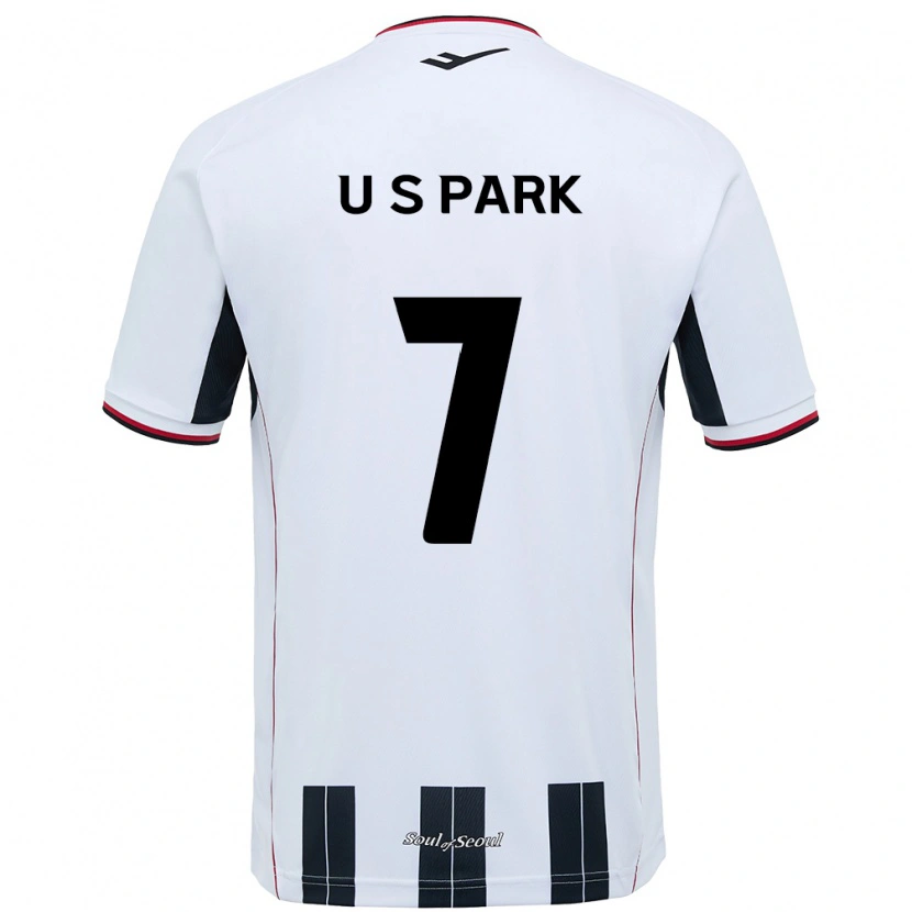 Danxen Niño Camiseta Sun-Uk Park #7 Negro Rojo 2ª Equipación 2025/26 La Camisa