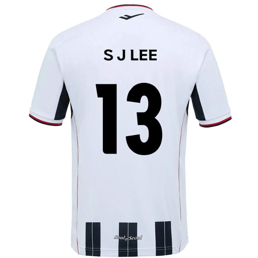 Danxen Niño Camiseta Seo-Jun Lee #13 Negro Rojo 2ª Equipación 2025/26 La Camisa