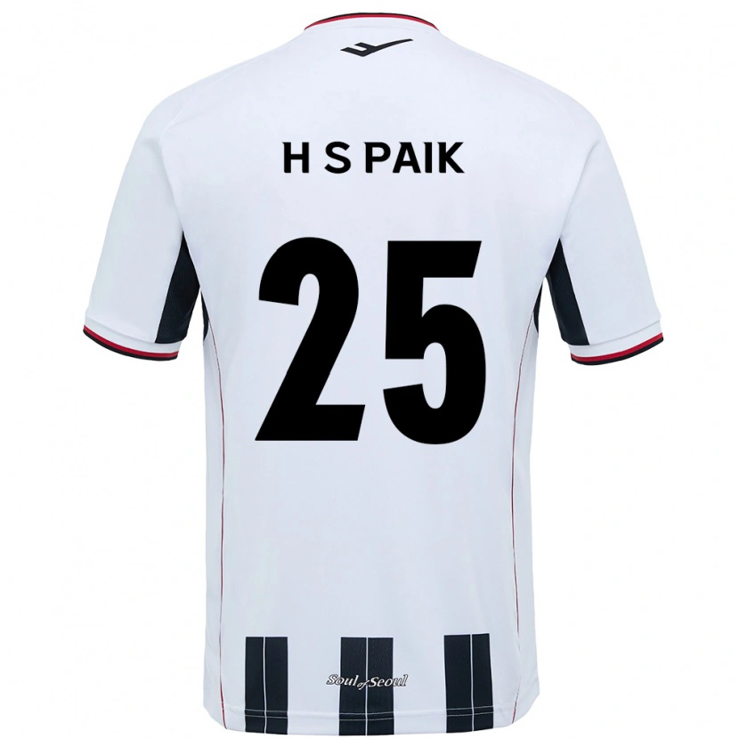 Danxen Niño Camiseta Sang-Hoon Paik #25 Negro Rojo 2ª Equipación 2025/26 La Camisa
