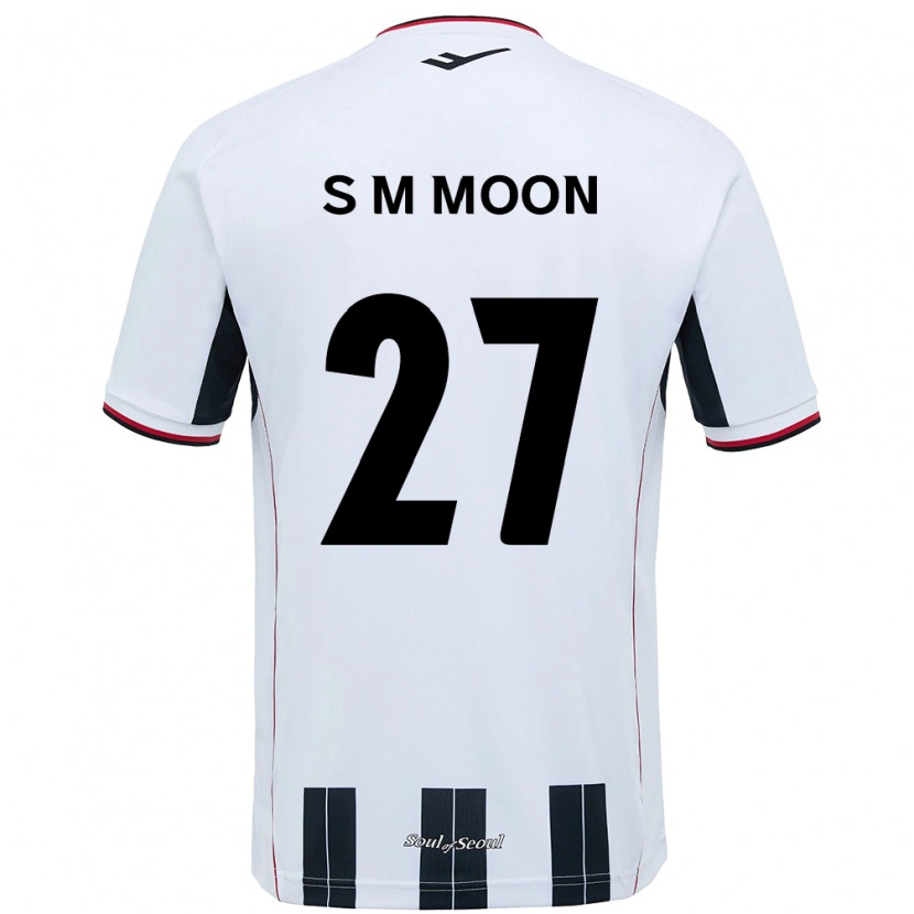 Danxen Niño Camiseta Seon-Min Moon #27 Negro Rojo 2ª Equipación 2025/26 La Camisa