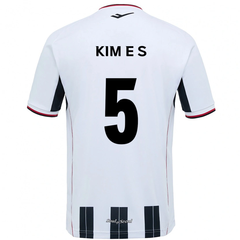 Danxen Niño Camiseta Kim Eun-Sol #5 Negro Rojo 2ª Equipación 2025/26 La Camisa