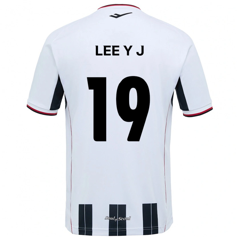 Danxen Niño Camiseta Lee Ye-Jin #19 Negro Rojo 2ª Equipación 2025/26 La Camisa