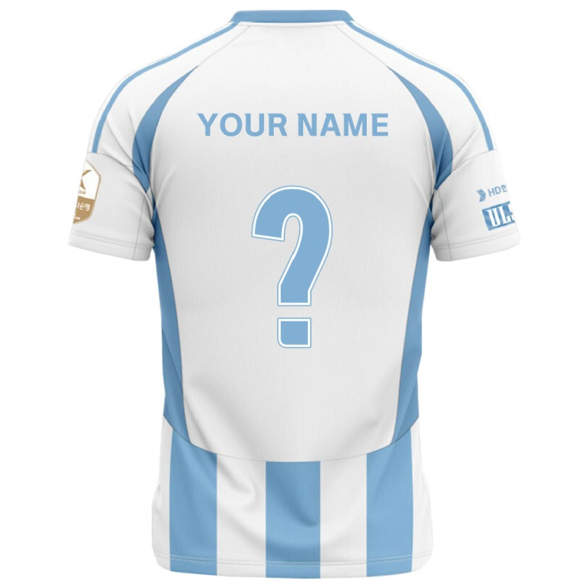 Danxen Niño Camiseta Su Nombre #0 Azul Real Amarillo 2ª Equipación 2025/26 La Camisa