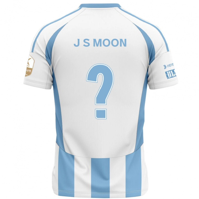 Danxen Niño Camiseta Seok-Ju Moon #0 Azul Real Amarillo 2ª Equipación 2025/26 La Camisa