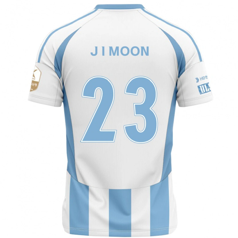 Danxen Niño Camiseta Jung-In Moon #23 Azul Real Amarillo 2ª Equipación 2025/26 La Camisa