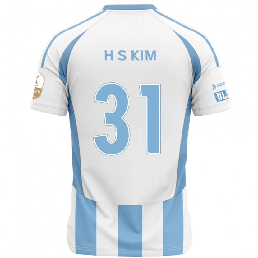 Danxen Niño Camiseta Se-Hyoung Kim #31 Azul Real Amarillo 2ª Equipación 2025/26 La Camisa