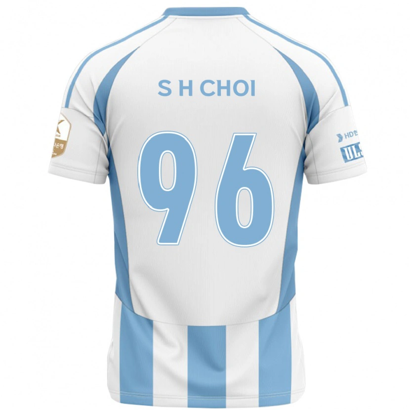 Danxen Niño Camiseta Seok-Hyeon Choi #96 Azul Real Amarillo 2ª Equipación 2025/26 La Camisa
