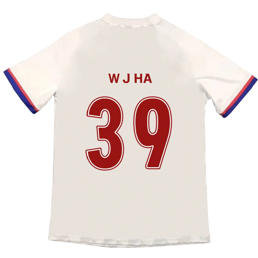 Danxen Niño Camiseta Jung-Woo Ha #39 Azul Real Rojo 2ª Equipación 2025/26 La Camisa