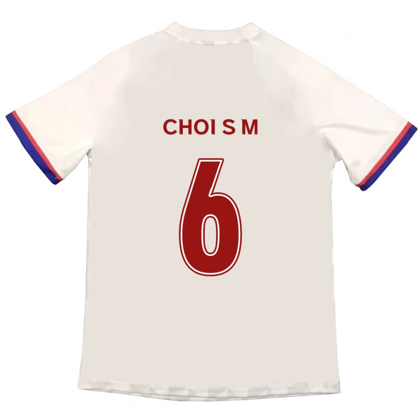 Danxen Niño Camiseta Choi So-Mi #6 Blanquecino Rojo 2ª Equipación 2025/26 La Camisa