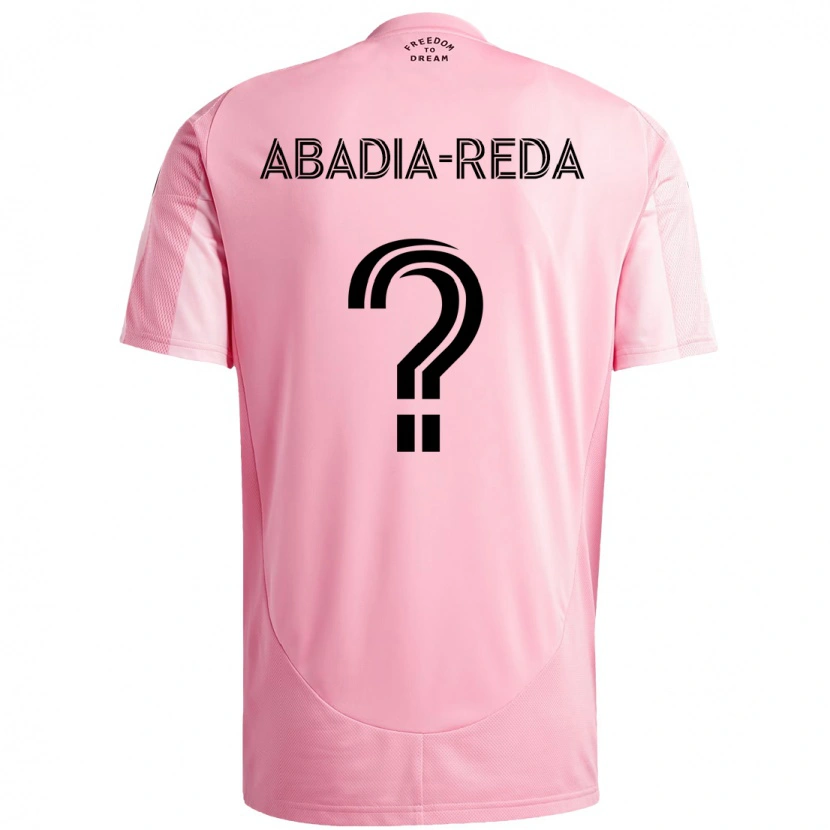 Danxen Hombre Camiseta Ezequiel Abadia-Reda #0 Negro Rosa 1ª Equipación 2025/26 La Camisa