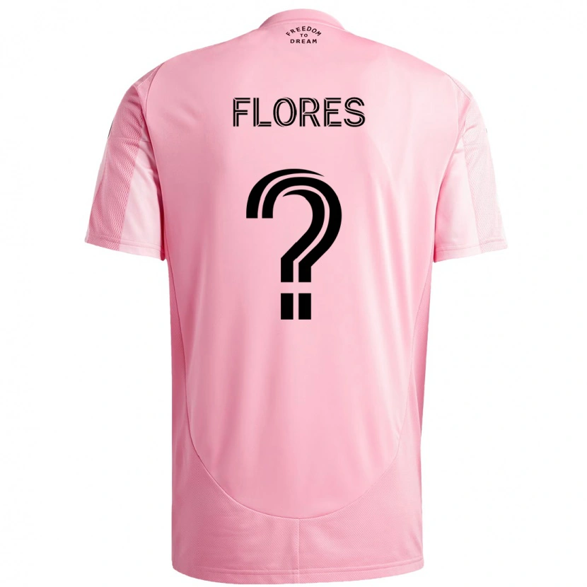 Danxen Hombre Camiseta Alejandro Flores #0 Negro Rosa 1ª Equipación 2025/26 La Camisa