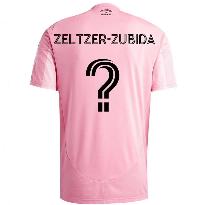Danxen Hombre Camiseta Idoh Zeltzer-Zubida #0 Negro Rosa 1ª Equipación 2025/26 La Camisa