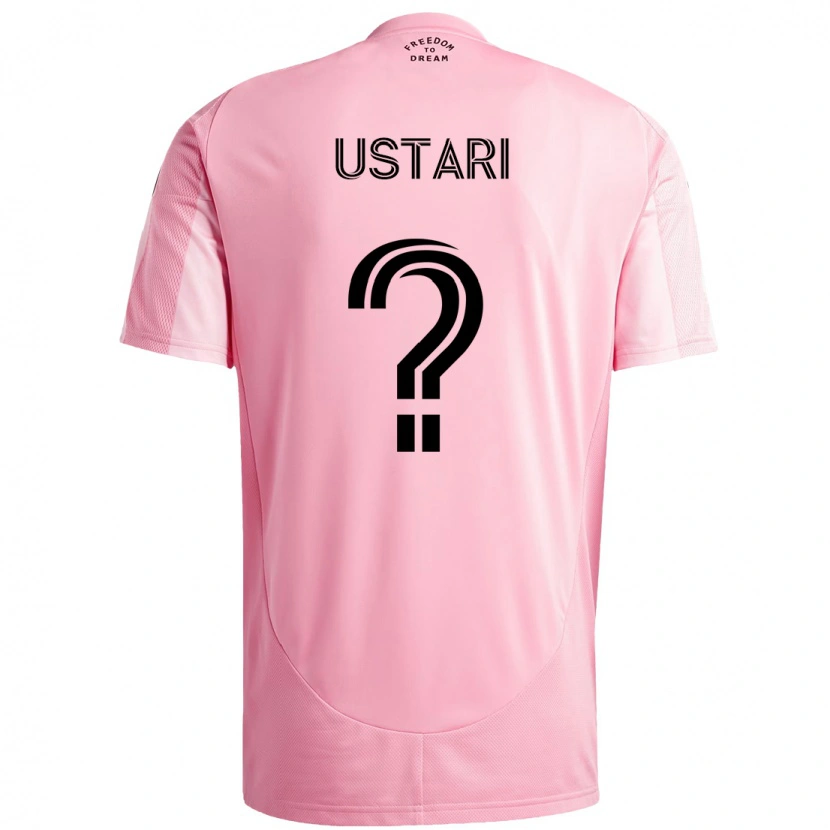 Danxen Hombre Camiseta Oscar Ustari #0 Negro Rosa 1ª Equipación 2025/26 La Camisa