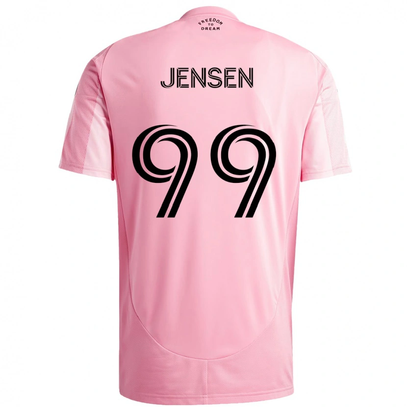 Danxen Hombre Camiseta Cole Jensen #99 Negro Rosa 1ª Equipación 2025/26 La Camisa