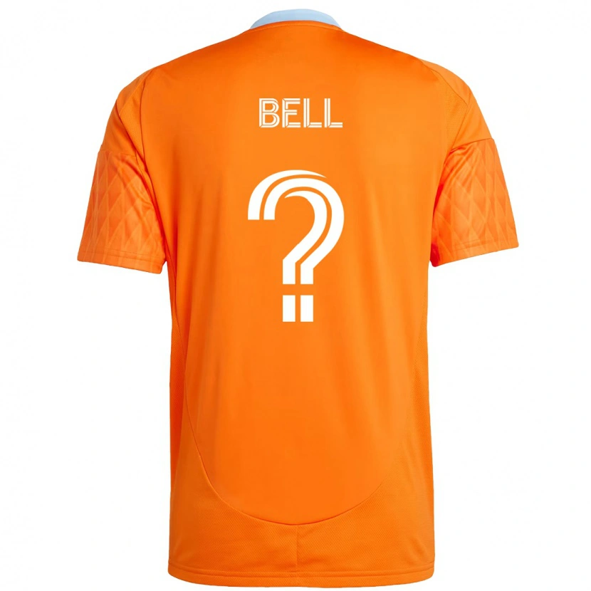 Danxen Hombre Camiseta Jahmani Bell #0 Morado Naranja 1ª Equipación 2025/26 La Camisa
