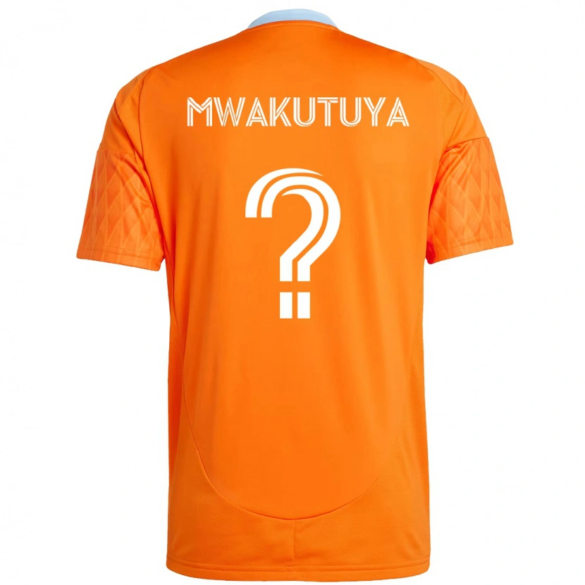 Danxen Hombre Camiseta Isaac Mwakutuya #0 Morado Naranja 1ª Equipación 2025/26 La Camisa