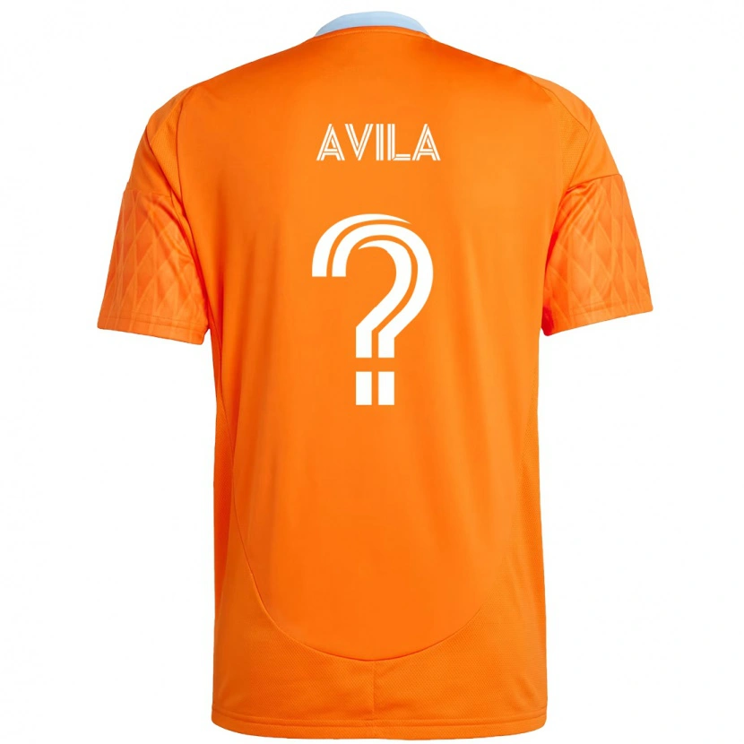 Danxen Hombre Camiseta Beto Avila #0 Morado Naranja 1ª Equipación 2025/26 La Camisa