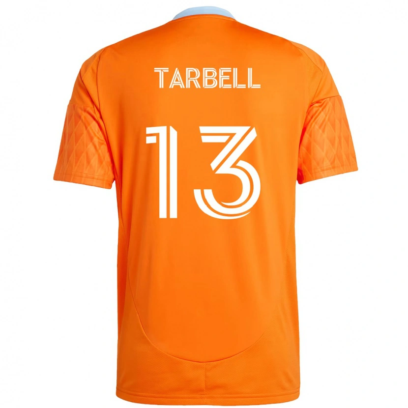 Danxen Hombre Camiseta Andrew Tarbell #13 Morado Naranja 1ª Equipación 2025/26 La Camisa