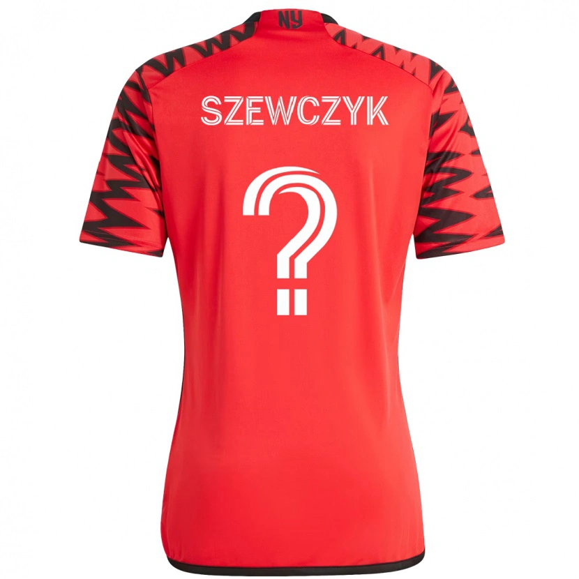 Danxen Hombre Camiseta Tobias Szewczyk #0 Rojo Negro 1ª Equipación 2025/26 La Camisa