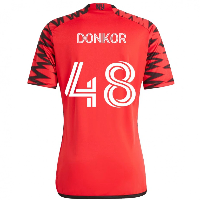 Danxen Hombre Camiseta Ronald Donkor #48 Beige Negro 1ª Equipación 2025/26 La Camisa
