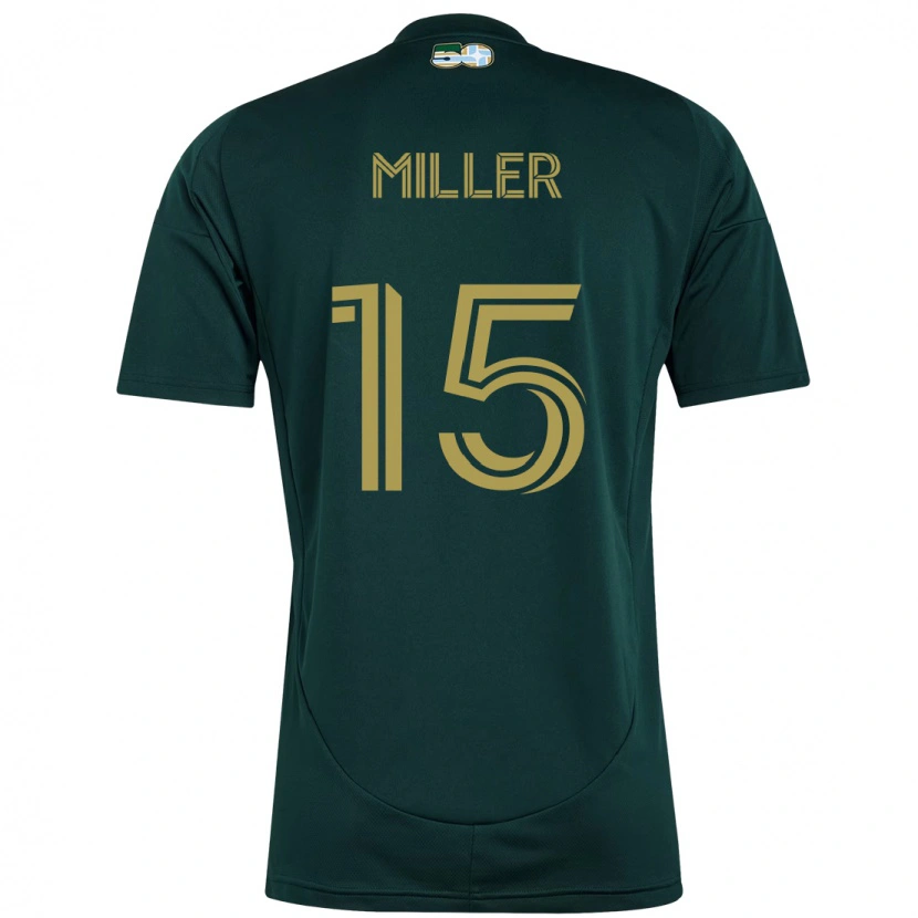 Danxen Hombre Camiseta Eric Miller #15 Beige Verde 1ª Equipación 2025/26 La Camisa