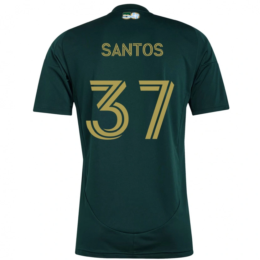 Danxen Hombre Camiseta Noah Santos #37 Beige Verde 1ª Equipación 2025/26 La Camisa