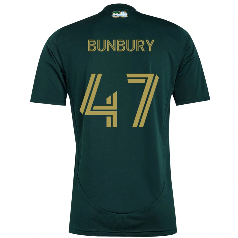 Danxen Hombre Camiseta Mataeo Bunbury #47 Beige Verde 1ª Equipación 2025/26 La Camisa