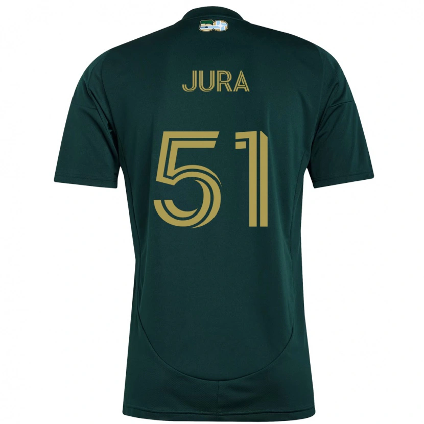 Danxen Hombre Camiseta Sawyer Jura #51 Beige Verde 1ª Equipación 2025/26 La Camisa