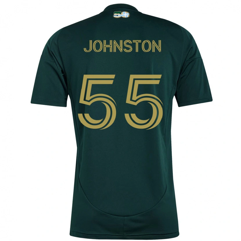 Danxen Hombre Camiseta Malcolm Johnston #55 Beige Verde 1ª Equipación 2025/26 La Camisa