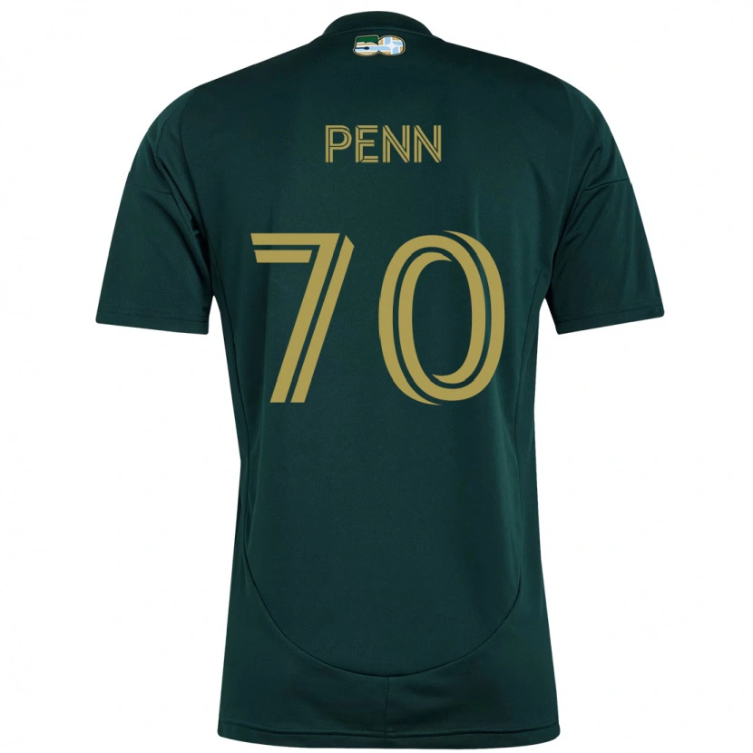 Danxen Hombre Camiseta Josh Penn #70 Beige Verde 1ª Equipación 2025/26 La Camisa
