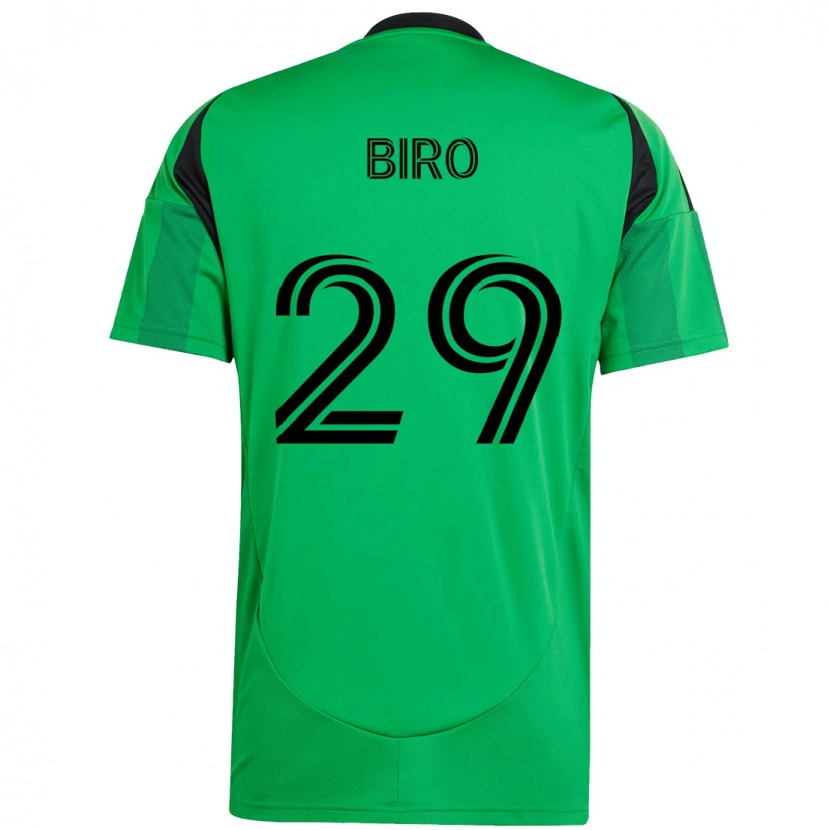 Danxen Hombre Camiseta Guilherme Biro #29 Verde Negro 1ª Equipación 2025/26 La Camisa