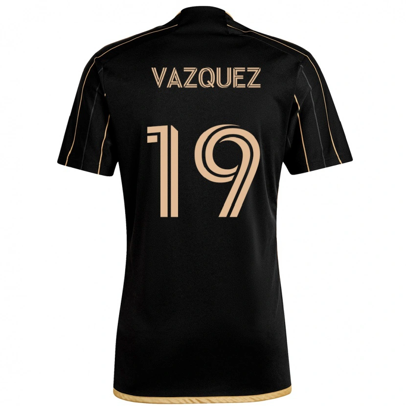 Danxen Hombre Camiseta Favian Vazquez #19 Blanco Marrón 1ª Equipación 2025/26 La Camisa