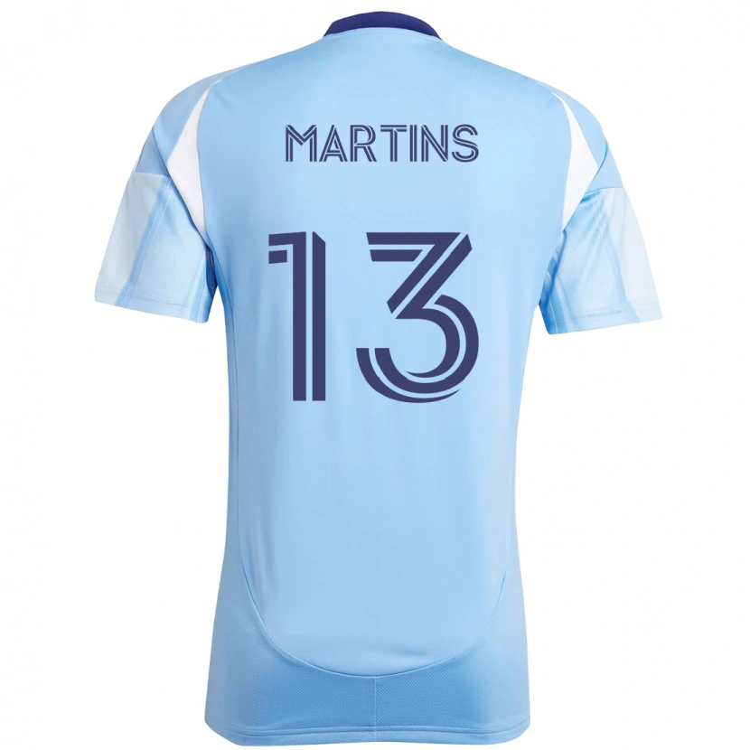 Danxen Hombre Camiseta Thiago Martins #13 Negro Azul Naranja 1ª Equipación 2025/26 La Camisa