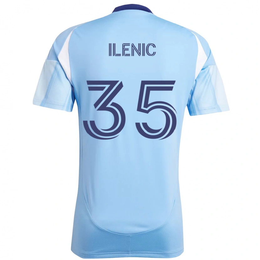 Danxen Hombre Camiseta Mitja Ilenič #35 Negro Azul Naranja 1ª Equipación 2025/26 La Camisa