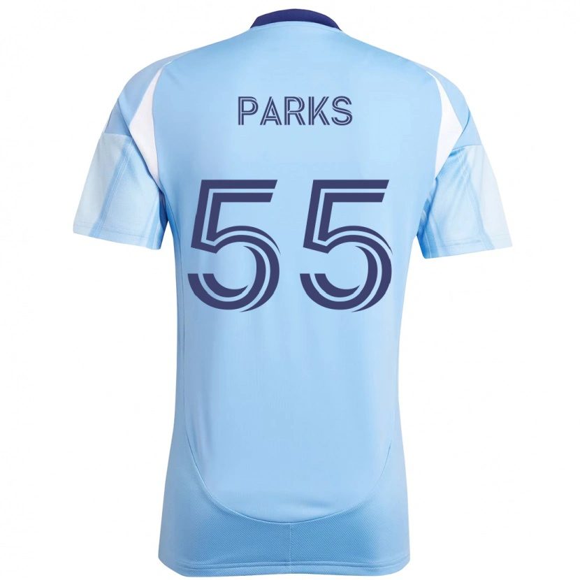 Danxen Hombre Camiseta Keaton Parks #55 Negro Azul Naranja 1ª Equipación 2025/26 La Camisa